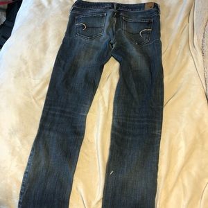 American Eagle stretch regular dark wash jeans